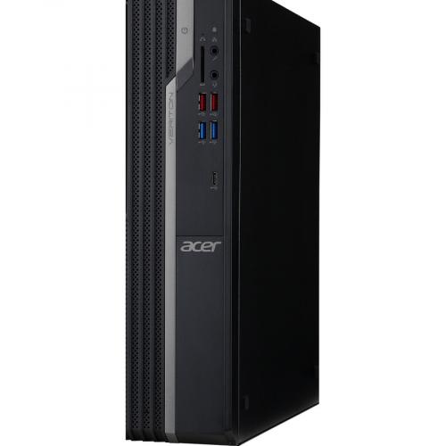 Acer Veriton X4680G I51140S3 Desktop Computer   Intel Core I5 11th Gen I5 11400 Hexa Core (6 Core) 2.60 GHz   16 GB RAM DDR4 SDRAM   512 GB PCI Express SSD   Black Left/500