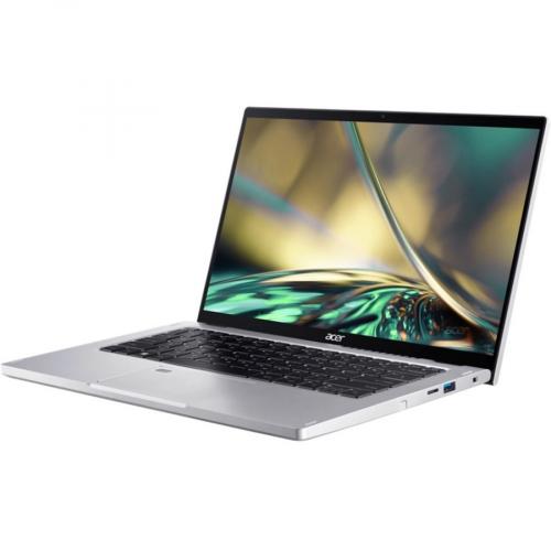 Acer Spin 3 SP314 55N SP314 55N 510G 14" Touchscreen Convertible 2 In 1 Notebook   Full HD   1920 X 1080   Intel Core I5 12th Gen I5 1235U Deca Core (10 Core) 1.30 GHz   8 GB Total RAM   512 GB SSD   Pure Silver Left/500