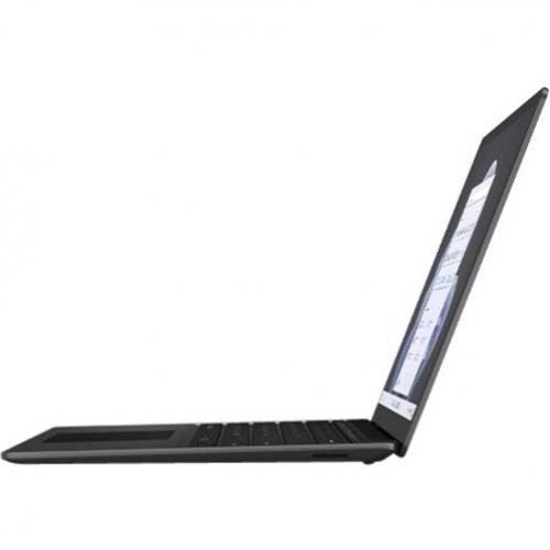 Microsoft Surface Laptop 5 13.5" Touchscreen Notebook   2256 X 1504   Intel Core I5 12th Gen I5 1245U 1.60 GHz   Intel Evo Platform   16 GB Total RAM   512 GB SSD   Matte Black   TAA Compliant Left/500