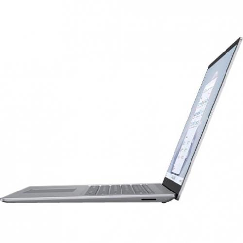Microsoft Surface Laptop 5 15" Touchscreen Notebook   2496 X 1664   Intel Core I7 12th Gen I7 1265U   Intel Evo Platform   8 GB Total RAM   256 GB SSD   Platinum   TAA Compliant Left/500