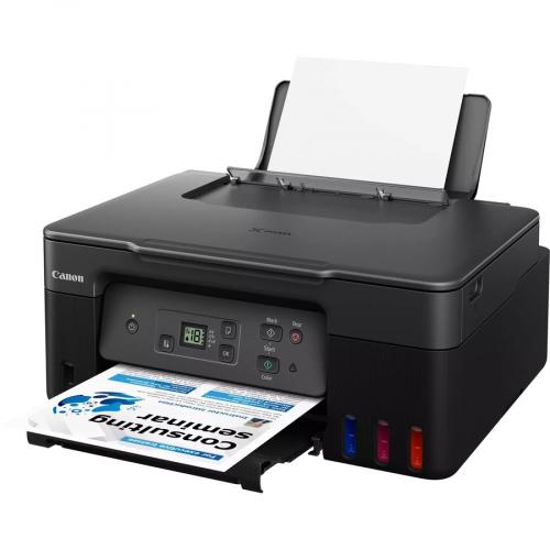 Canon PIXMA G2270 Inkjet Multifunction Printer   Color   Black Left/500