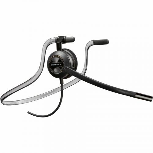 Poly EncorePro 540 With Quick Disconnect Convertible Headset TAA   Mono   Mini Phone (3.5mm)   Wired   20 Hz   16 KHz   On Ear   Monaural   Ear Cup   2.92 Ft Cable   Omni Directional, Noise Cancelling Microphone   Black Left/500