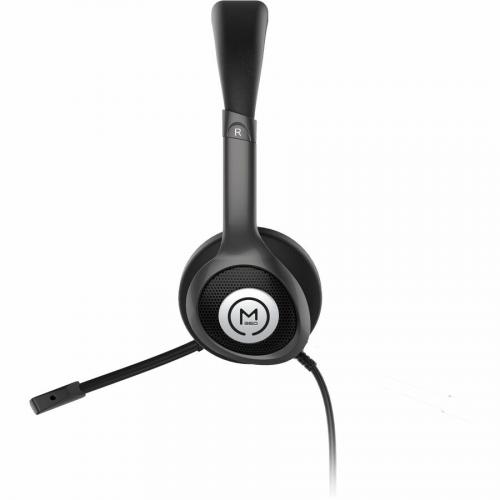 Morpheus 360 Connect USB Stereo UC Headset With Boom Microphone   Noise Reduction Mic   Eco Leather Ear Cushions   Inline Volume Controls   HS5600SU Left/500