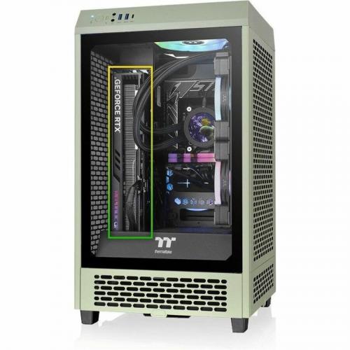 Thermaltake The Tower 200 Matcha Green Mini Chassis Left/500
