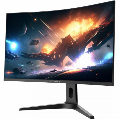 HY 32" 2560*1440 QHD, Curved Gaming Monitor, 165Hz   Black Left/500