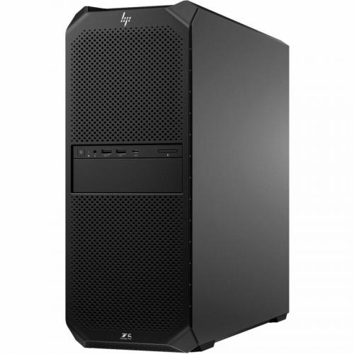 HP Z6 G5 A Workstation   1 X AMD Ryzen Threadripper PRO 7955WX   16 GB   512 GB SSD   Tower   Black Left/500
