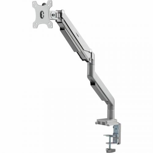Rocstor ErgoReach Y10N020 S1 Mounting Arm For Flat Panel Display, Curved Screen Display, Monitor   Silver   Landscape/Portrait Left/500