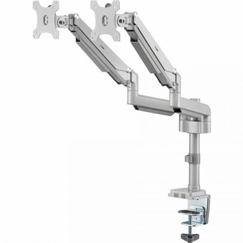Rocstor ErgoReach Mounting Arm For LED Display, LCD Display, Monitor   Silver   Landscape/Portrait Left/500