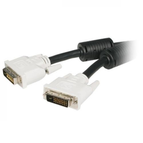 StarTech.com 20 Ft DVI D Dual Link Cable   M/M Left/500