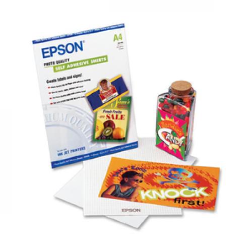 Epson A4 Self Adhesive Photo Paper Life-Style/500