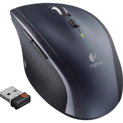 Logitech M705 Marathon Wireless Mouse, 2.4 GHz USB Unifying Receiver, 1000 DPI, 5 Programmable Buttons, 3 Year Battery, Compatible With PC, Mac, Laptop, Chromebook   Black Life-Style/500