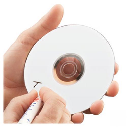 Verbatim CD R 700MB 52X With Blank White Surface   100pk Spindle Life-Style/500