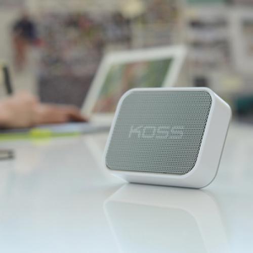 Koss BTS1 Portable Bluetooth Speaker System   White Life-Style/500