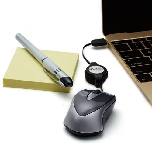 USB C&trade; Mini Optical Travel Mouse   Black Life-Style/500