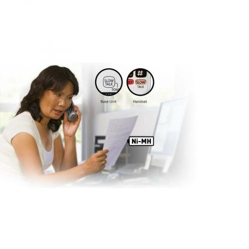 Panasonic KX TGM420W DECT 6.0 Plus 1.90 GHz Cordless Phone   White Life-Style/500