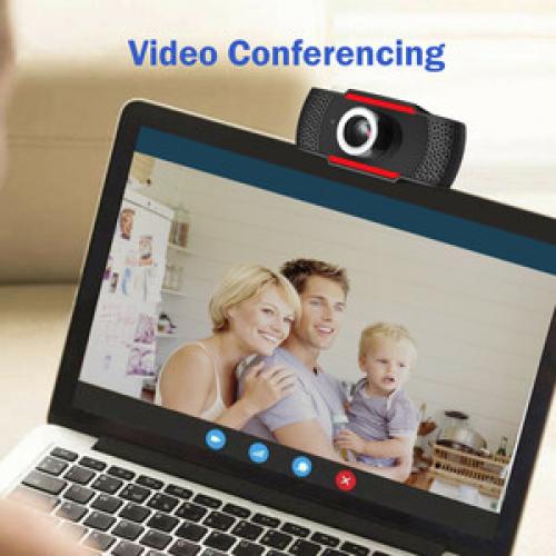 Adesso CyberTrack CyberTrack H3 Webcam   1.3 Megapixel   30 Fps   Black, Red   USB 2.0 Life-Style/500