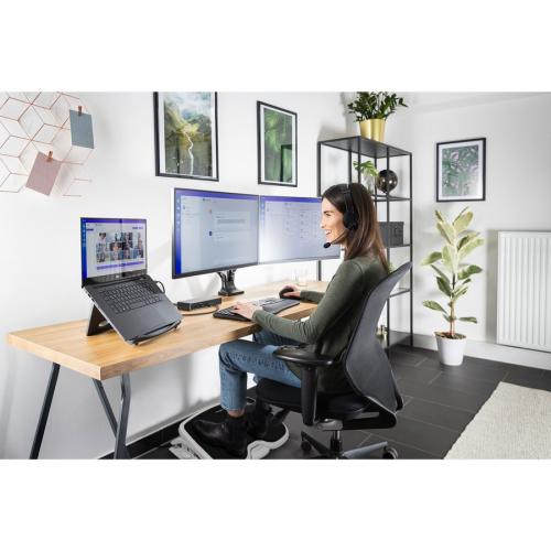 Kensington SmartFit Mounting Arm For Monitor, Flat Panel Display, Curved Screen Display   Black Life-Style/500