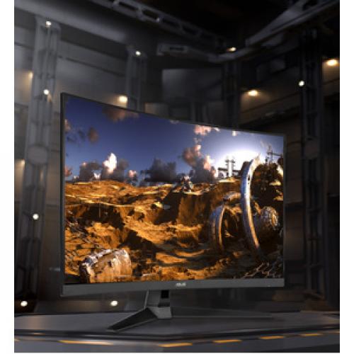 ASUS TUF Gaming 32" 1440P HDR Curved Monitor (VG32VQ1B)   QHD (2560 X 1440), 165Hz (Supports 144Hz), 1ms, Extreme Low Motion Blur, Speaker, FreeSync Premium, VESA Mountable, DisplayPort, HDMI Life-Style/500