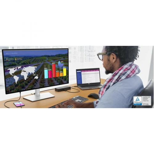 Dell UltraSharp U2722D 27" LCD Monitor   16:9   Black, Silver Life-Style/500
