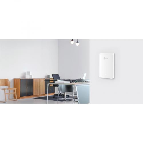 TP Link Omada EAP615 Wall   Omada Business WiFi 6 AX1800 In Wall Wireless Gigabit Access Point Life-Style/500