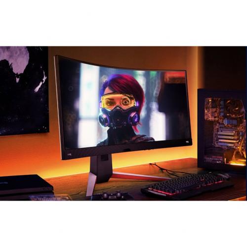 BenQ MOBIUZ EX3410R 34" Class WQHD Curved Screen Gaming LCD Monitor   21:9 Life-Style/500