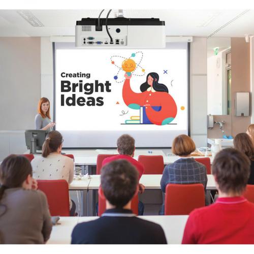 Sharp NEC Display NP PE506WL LCD Projector   16:10   Ceiling Mountable Life-Style/500