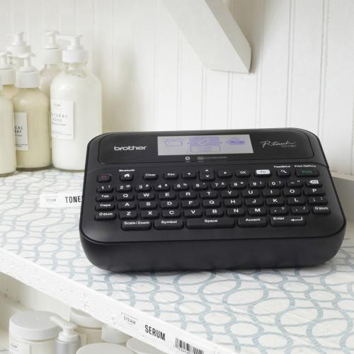 Brother P Touch Business Professional Connected Label Maker With Case PTD610BTVP Life Style/500