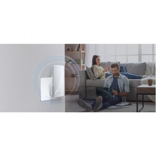 Asus RP AX58 Dual Band IEEE 802.11ax 2.93 Gbit/s Wireless Range Extender Life-Style/500