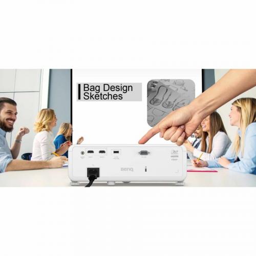 BenQ LW550 3D DLP Projector   16:10   Tabletop, Ceiling Mountable Life-Style/500