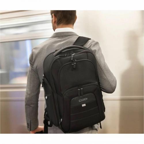 CODi Ferretti Pro Carrying Case (Backpack) For 17.3" Notebook, Tablet, Water Bottle   Black Life-Style/500