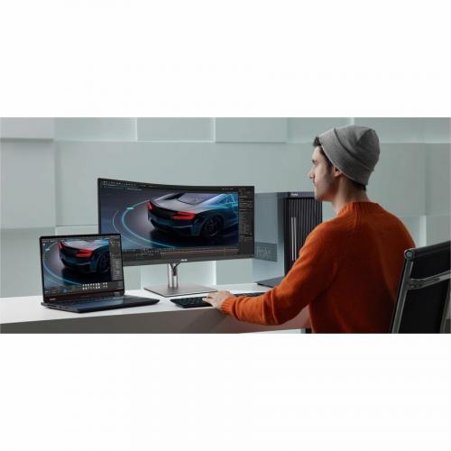 Asus ProArt PA34VCNV 34" Class UW QHD Curved Screen LCD Monitor   21:9 Life-Style/500