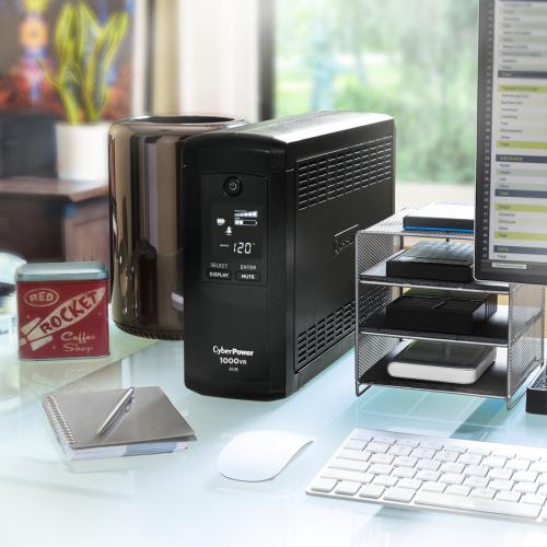 CyberPower CP1000AVRLCD Intelligent LCD UPS Systems Life-Style/500