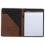 Samsill Two Tone Padfolio, Resume Portfolio, Business Portfolio, With 8.5 X 11" Writing Pad, Brown And Dark Brown (71656) Out-of-Package/500