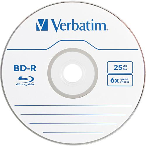 BD R 25GB 16X With Branded Surface   10pk Spindle Box Out-of-Package/500