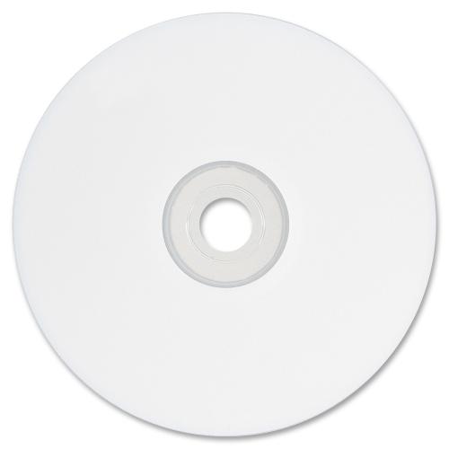 Verbatim CD R 700MB 52X DataLifePlus White Inkjet Printable, Hub Printable   50pk Spindle Out-of-Package/500