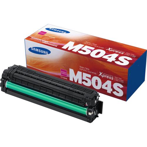 Samsung CLT M504S (SU296A) Toner Cartridge   Magenta Out-of-Package/500