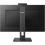 Philips 242B1H 24" Class Webcam Full HD LCD Monitor   16:9   Textured Black Rear/500