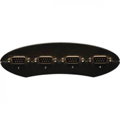 Tripp Lite By Eaton USB A To Serial Adapter Hub (DB9)   Keyspan, High Speed (M/M), 4 Port Rear/500