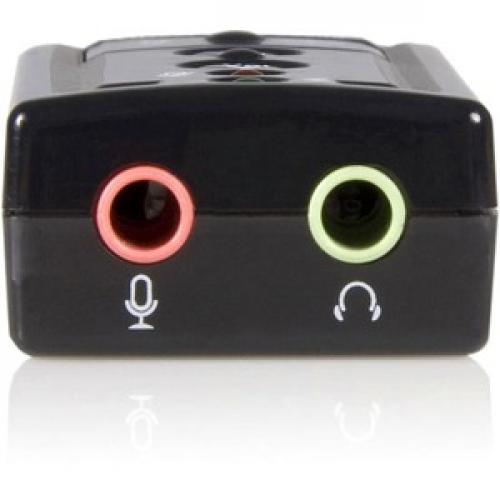 StarTech.com USB Audio Adapter   Virtual 7.1   External Sound Card   Stereo Audio Rear/500