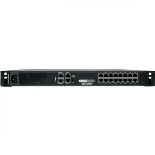 Tripp Lite By Eaton NetCommander 16 Port Cat5 KVM Over IP Switch   19 In. LCD, 1 Remote + 1 Local User, 1U Rack Mount Rear/500