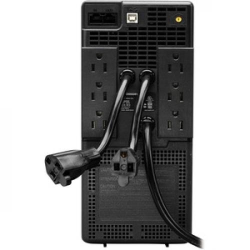 Tripp Lite By Eaton OmniVS 120V 1000VA 500W Line Interactive UPS, Tower, USB Port   Battery Backup Rear/500