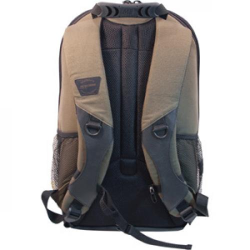 Mobile Edge ECO Laptop Backpack   Olive Green Rear/500