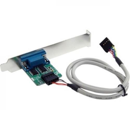 StarTech.com Motherboard Serial Port   Internal   1 Port   Bus Powered   FTDI USB To Serial Adapter   USB To RS232 Adapter Rear/500