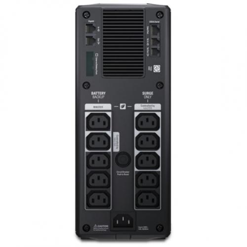 APC By Schneider Electric Back UPS RS BR1500GI 1500VA Tower UPS Rear/500