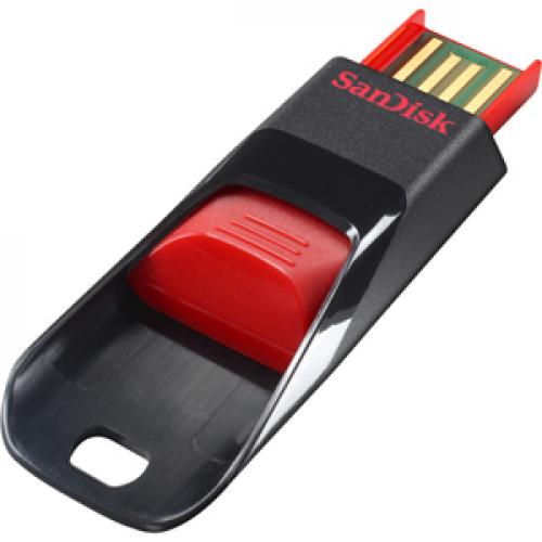 SanDisk 16GB Cruzer Edge SDCZ51 016G B35 USB 2.0 Flash Drive Rear/500