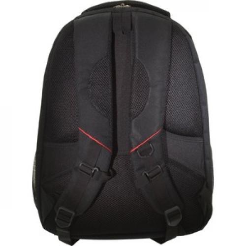 ECO STYLE Tech Pro Carrying Case (Backpack) For 16" To 16.4" IPad Notebook   Red, Black Rear/500