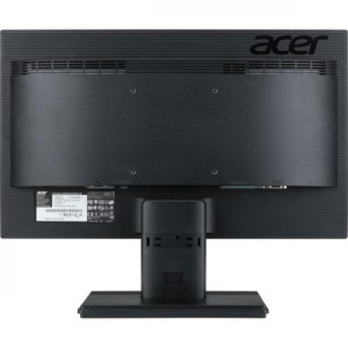 Acer V196HQL 18.5" LCD Widescreen Monitor   1366 X 768 WXGA Display @ 60Hz   LED Backlight Technology   5 Ms Response Time   1 X VGA Port   200 Nit Brightness Rear/500