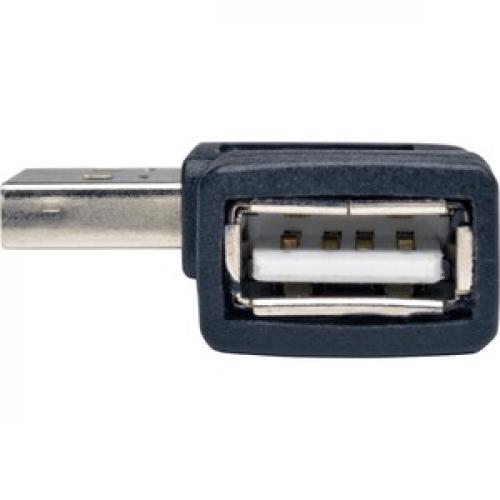 Tripp Lite By Eaton Universal Reversible USB 2.0 Adapter (Reversible A To Right Angle A M/F) Rear/500