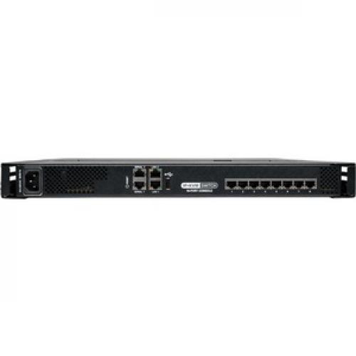 Tripp Lite By Eaton NetCommander 8 Port Cat5 KVM Over IP Switch   19 In. LCD, 1 Remote + 1 Local User, 1U Rack Mount Rear/500