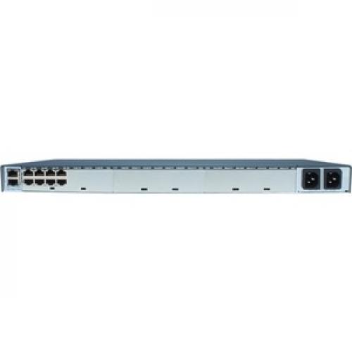 Lantronix SLC 8000 Advanced Console Manager, RJ45 8 Port, AC Dual Supply Rear/500